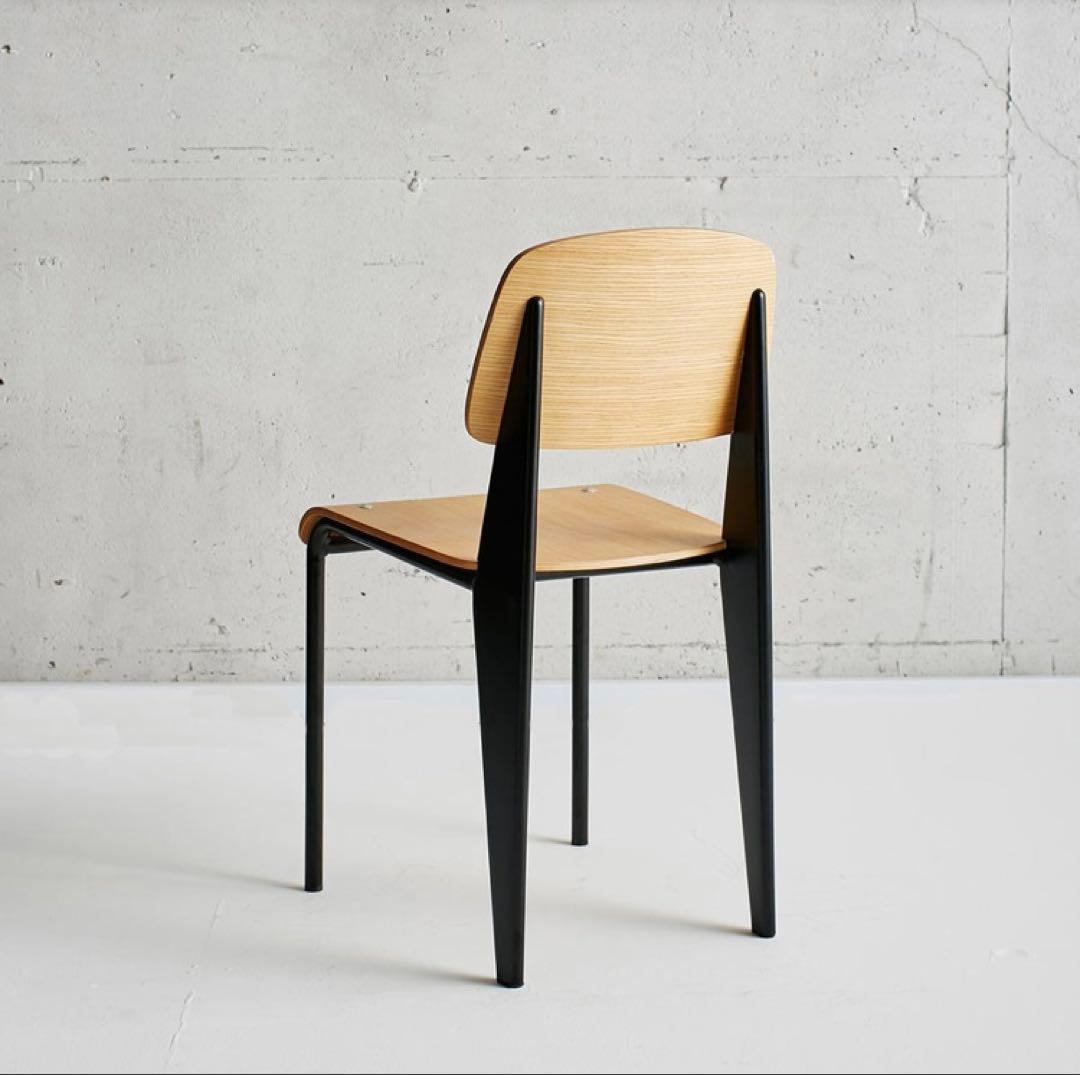名作新品2脚セットJean Prouve STANDARD CHAIR 椅子復刻