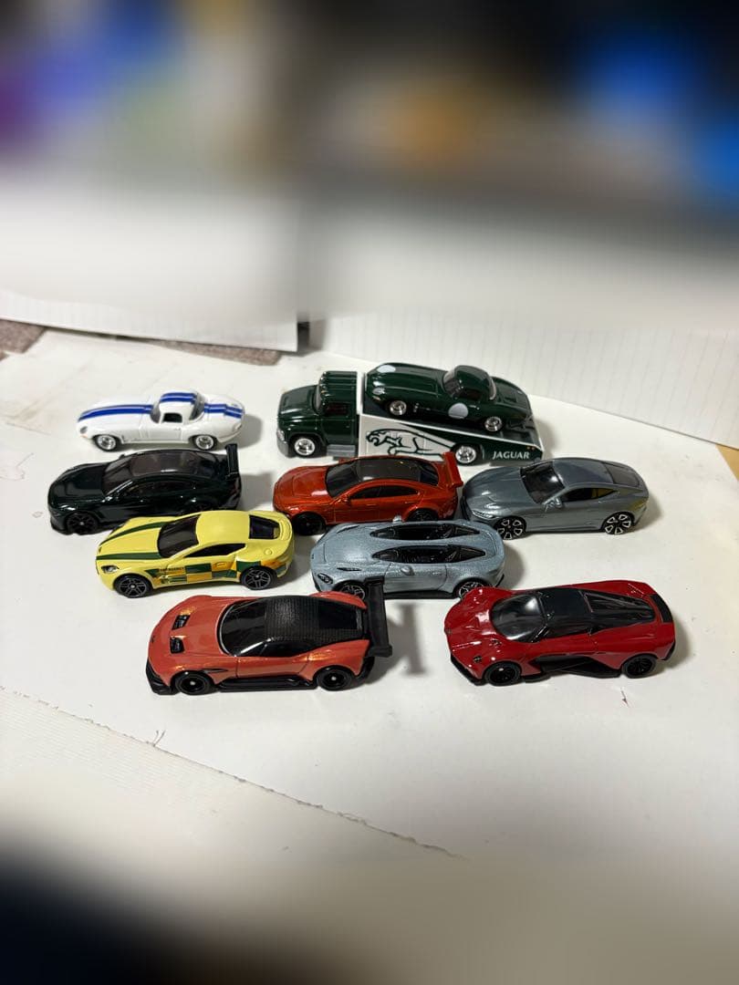 ホットウィールミニカージャガー&アストンマーティン 10台セット&おまけ2台付き