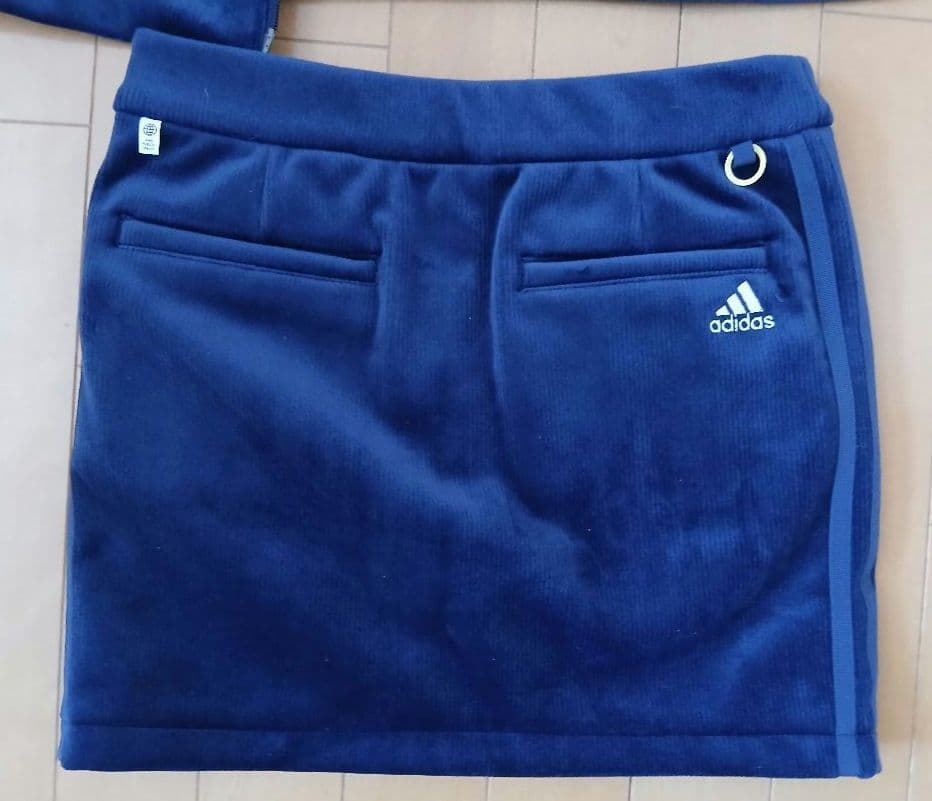 adidas golf ジャケットとスカートセット Mネイビー