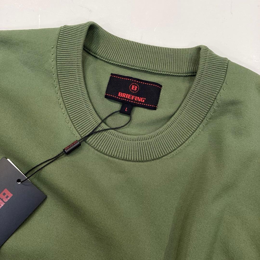 新品　BRIEFING MEN’S WR CREWNECK KNIT L