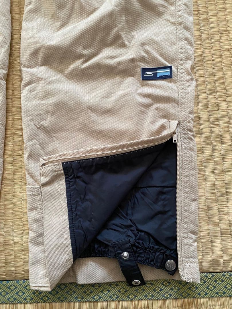 スノーボードウェア 赤色 ベージュ