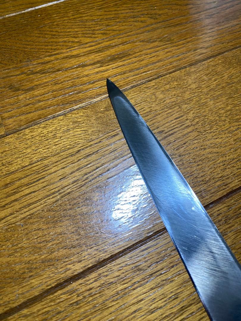 有次　本焼包丁　フグ引き　9寸