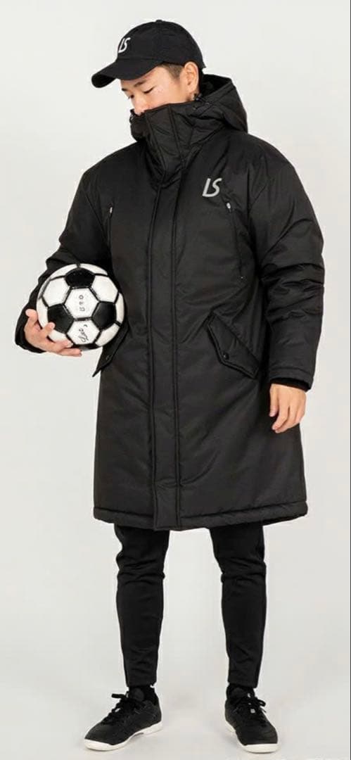 ルースイソンブラ GO OUT LONG COAT 2 ブラック S 美品