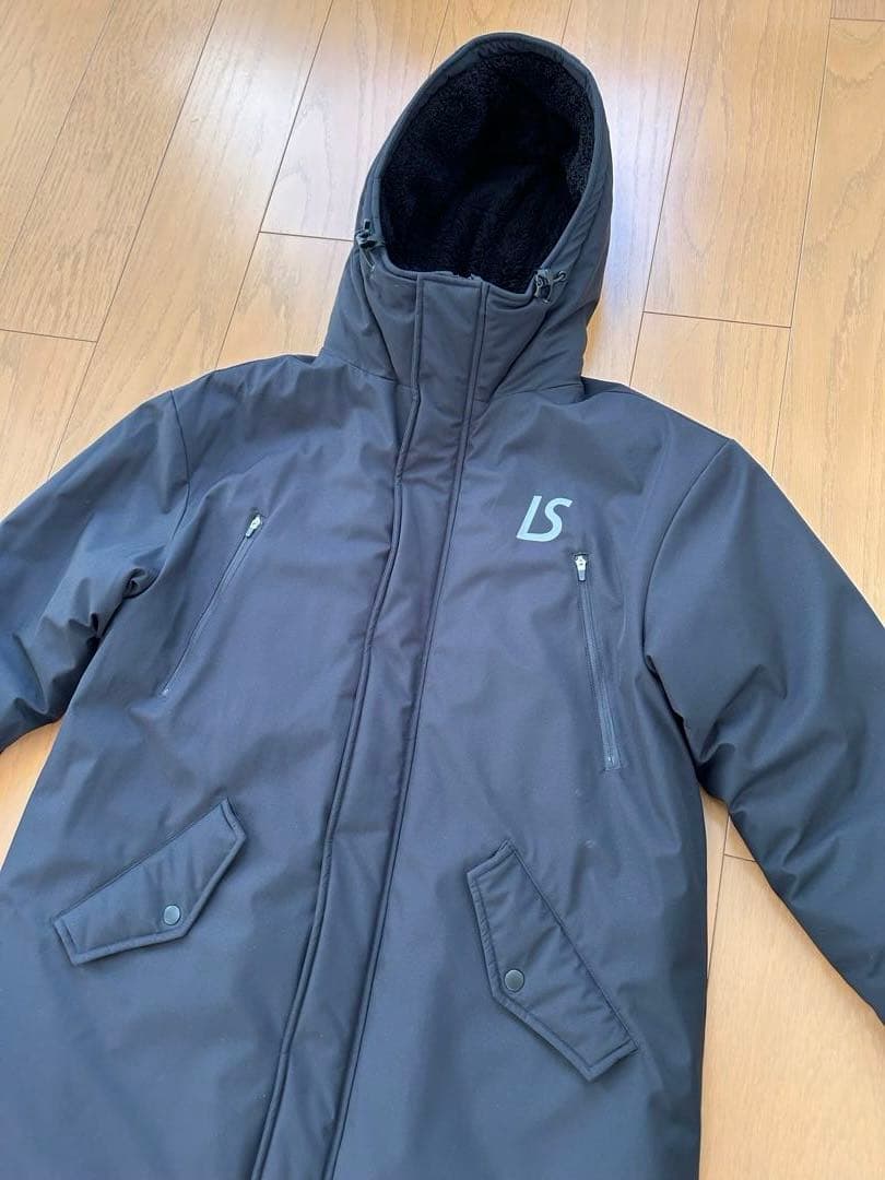 ルースイソンブラ GO OUT LONG COAT 2 ブラック S 美品