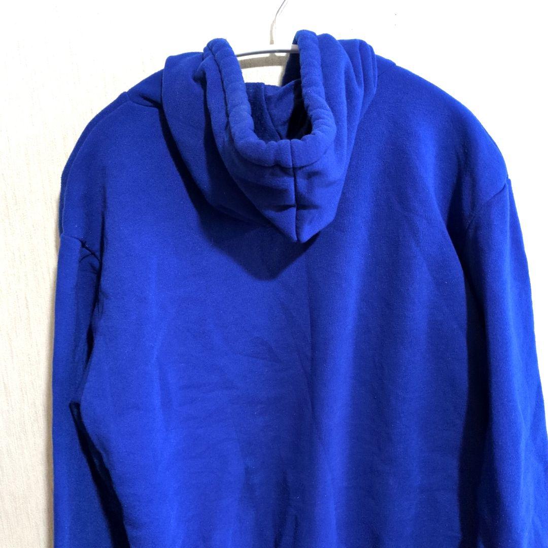 海外古着✨Dodgersドジャース フード付きスウェット【 M】 青