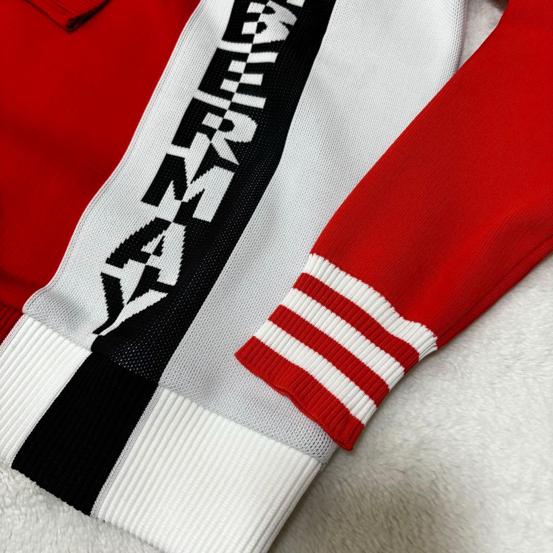 新品未使用 DECEMBERMAY ロゴニット 赤 レディース Mサイズ