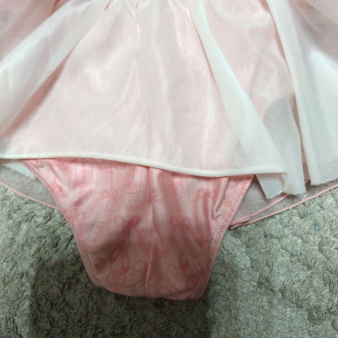 チャコット　ピンク スカート付キャミソールレオタード