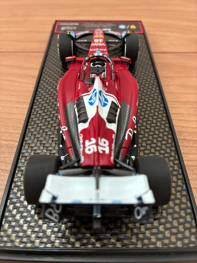 ミニチャンプス x BBR 1/43 SF-25 モナコGP C.ルクレール