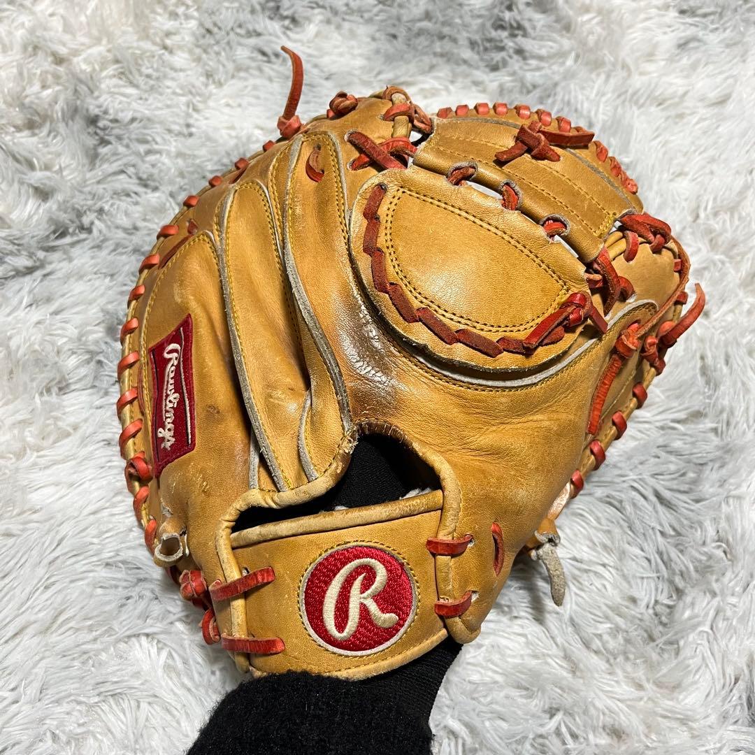 【希少品】Rawlings 軟式 一般 右投げ キャッチャーミット