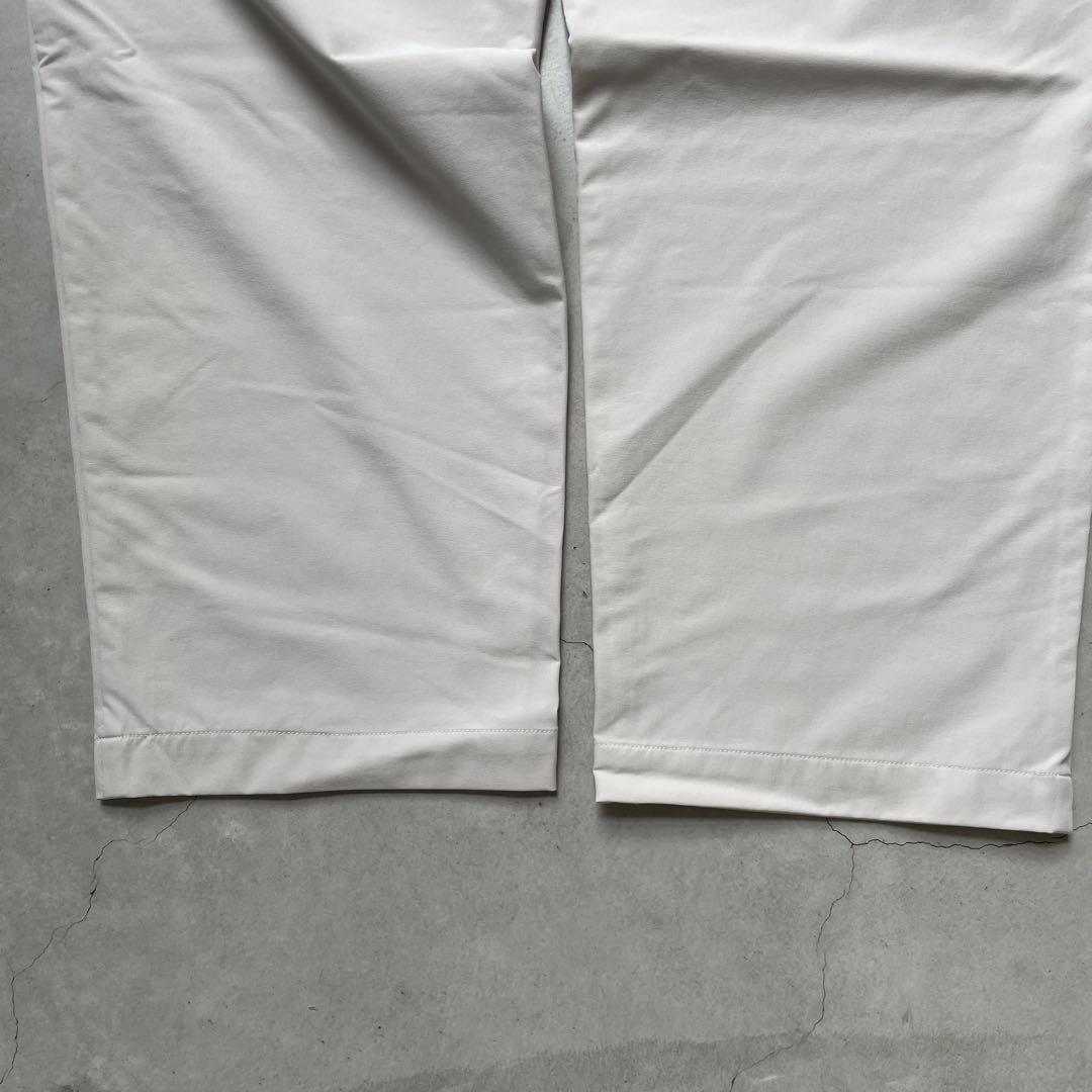 【美品】ナノユニバースゴルフ ナイロンクロス2タックパンツ XL