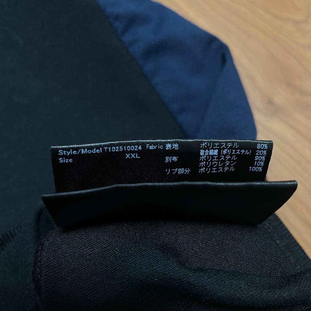 25新作　定価2.7万　TFW49 モックネック　Tシャツ ブラック　XXL