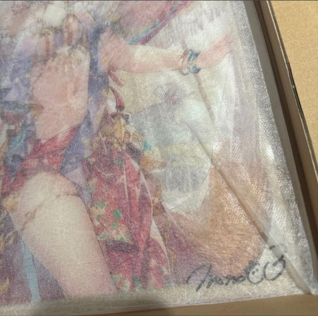 ももこ 直筆サイン入　踊り子　A3アクリルアートボード　かはらを　原画　版画