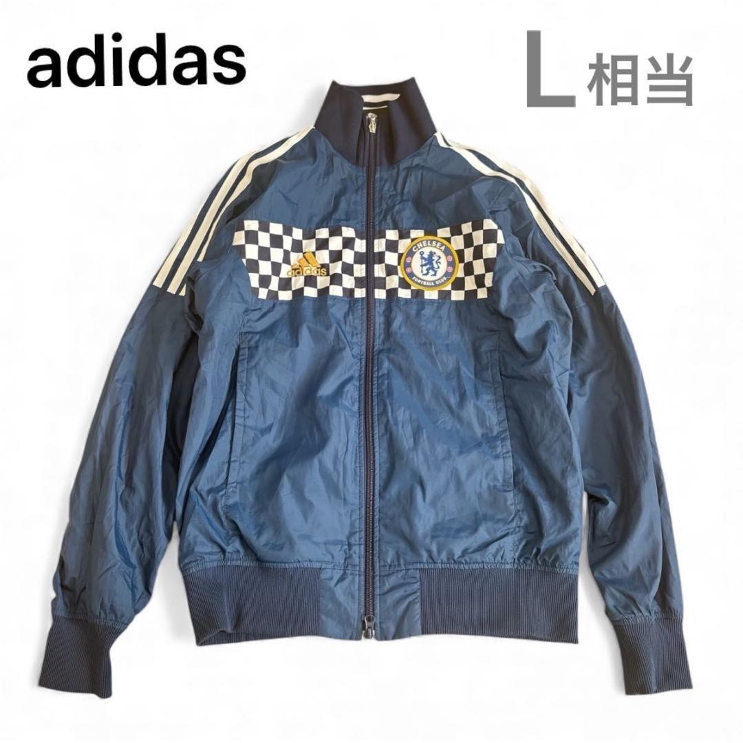 adidas チェルシーFC ジャージ ネイビー L相当