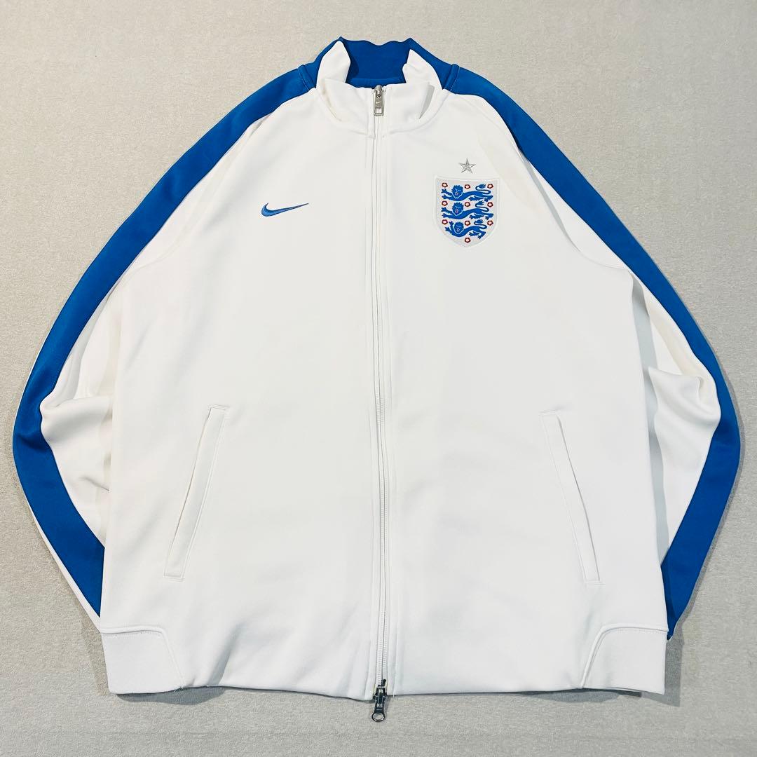 【希少】NIKE イングランド代表2014シーズン トラックジャケット/白/XL
