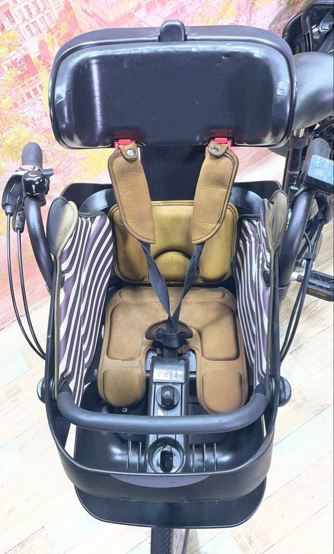 ZK3827 電動自転車 パナソニック ギュット 子供乗せ 20インチ 送料無料