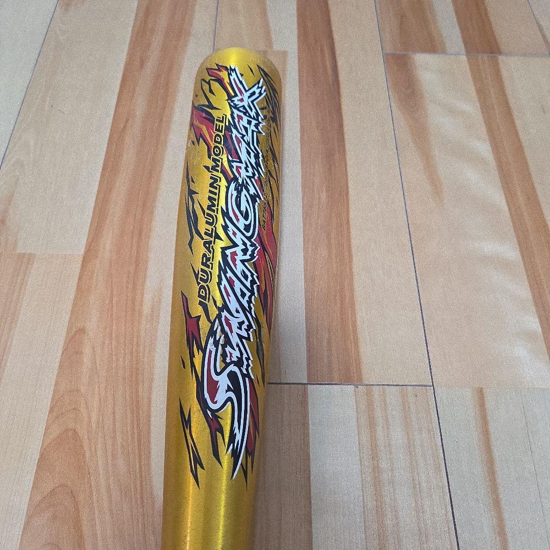 ZETT ゼット 少年軟式用 金属バット JSBB公認 70cm グリップ美品