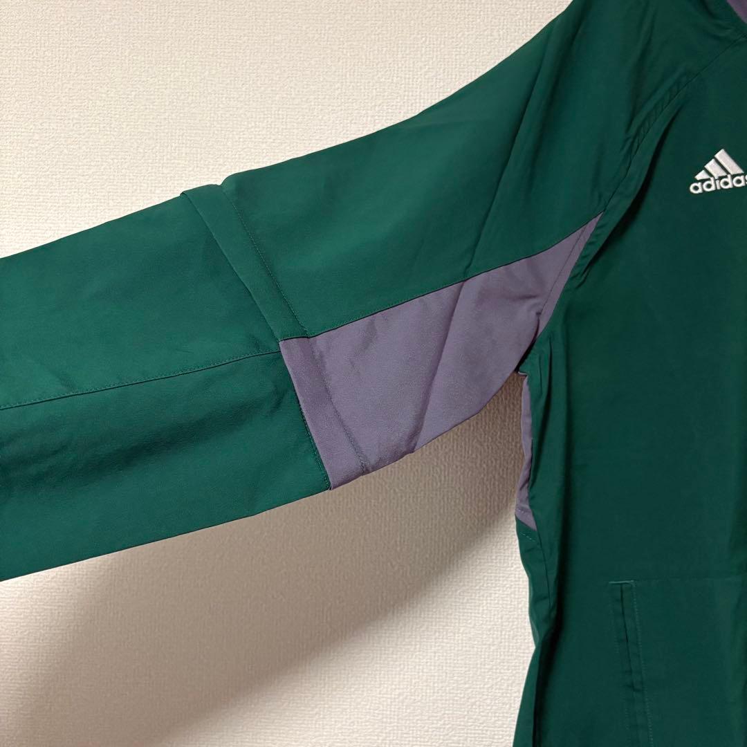 adidas 2WAY ハーフジップ ナイロン プルオーバー