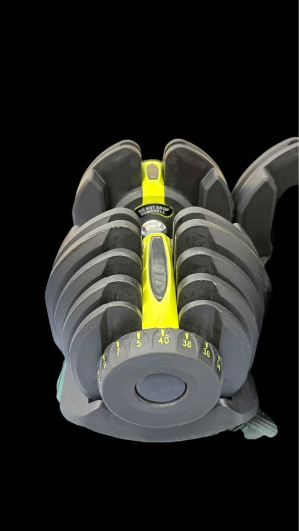 【動作良好】可変式ダンベル ダイヤル調整5Kg〜40Kg① 筋トレ　高重量
