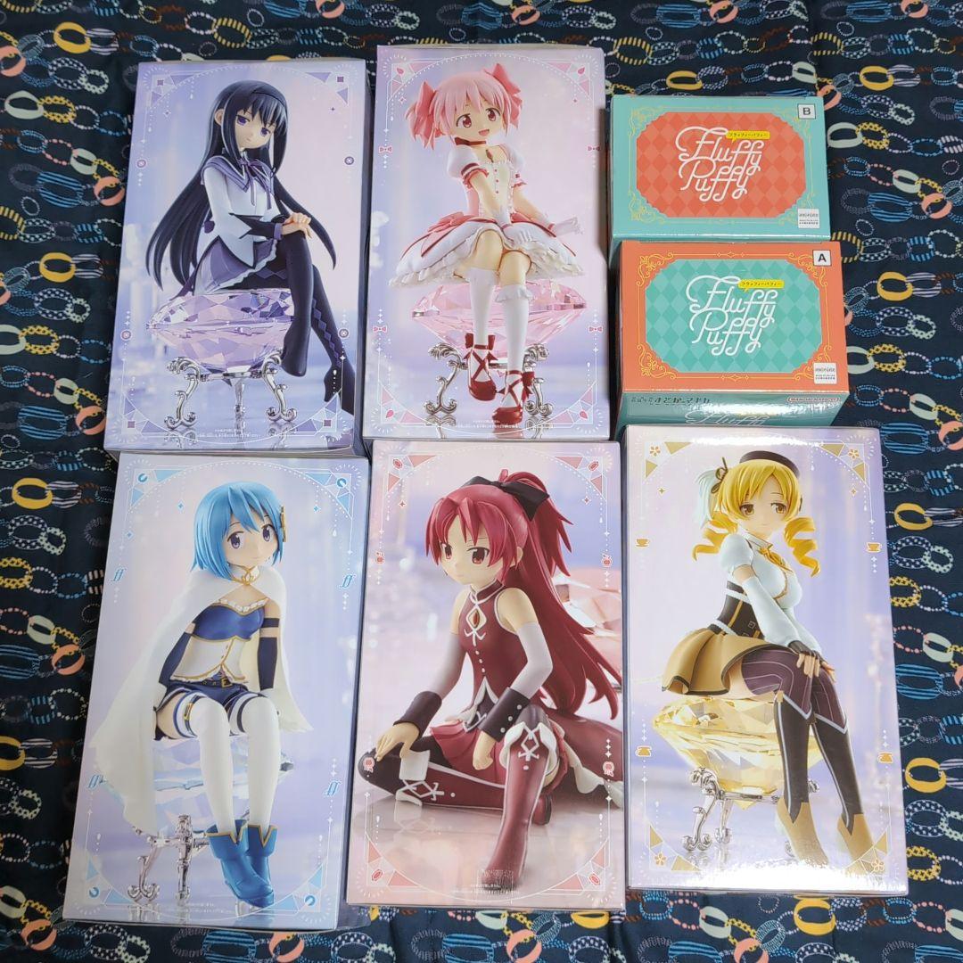 まどマギ　フィギュア Fluffy Puffyキュゥべえ＆お菓子の魔女