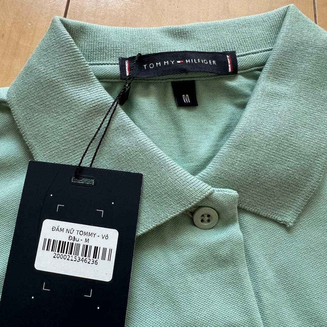   ポロワンピース M ミントグリーン