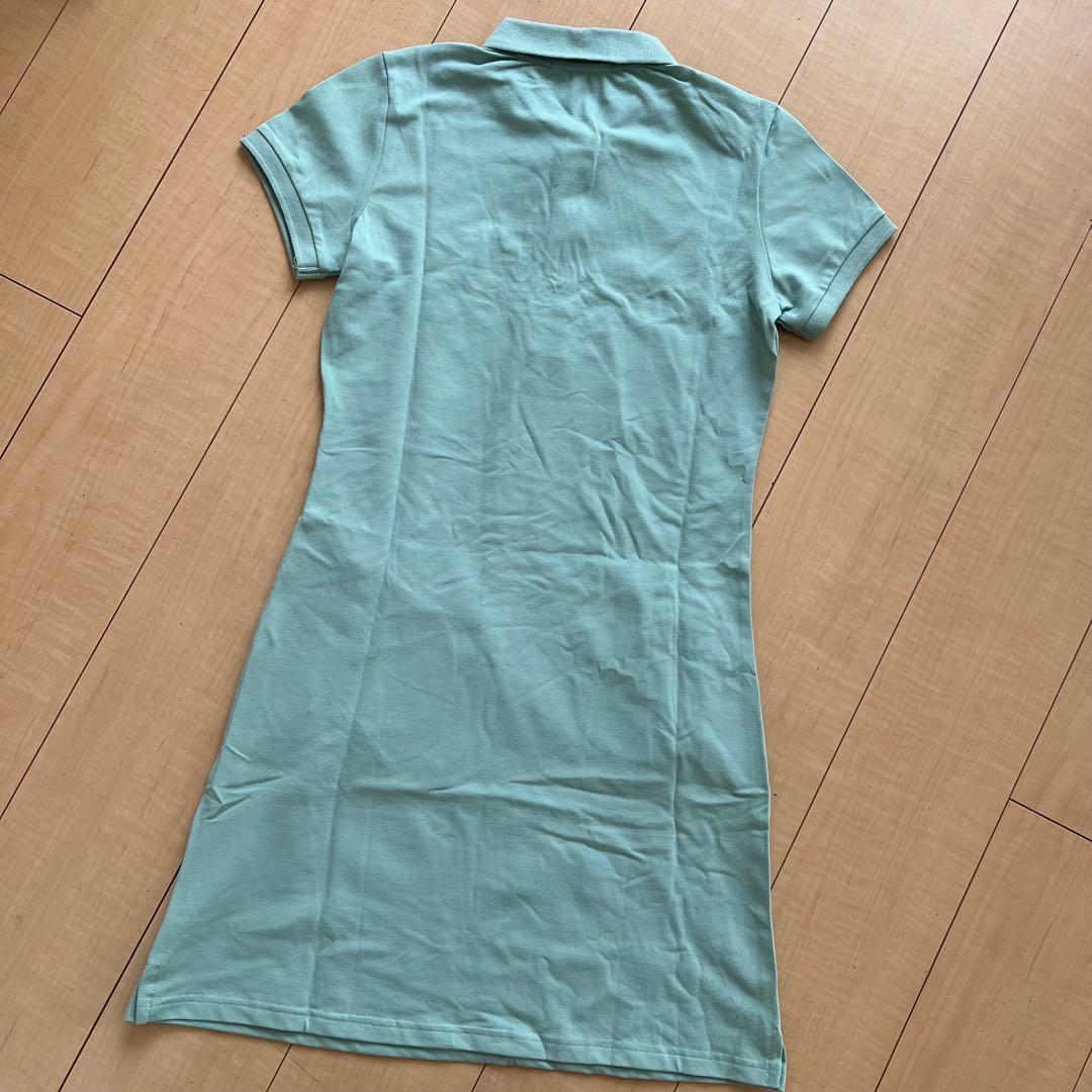   ポロワンピース M ミントグリーン
