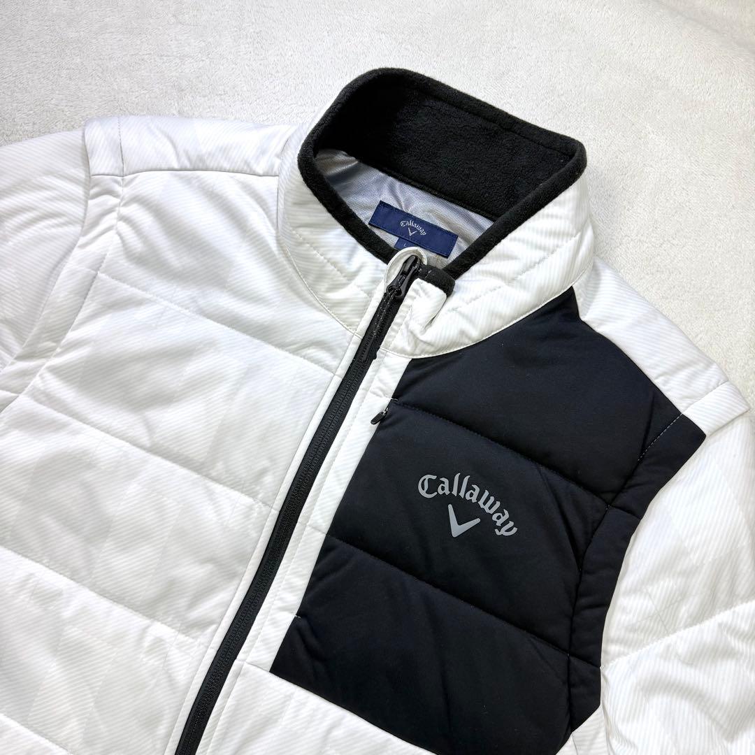 Callaway 2way 高機能 キルティング 中綿ゴルフブルゾンジャケットL