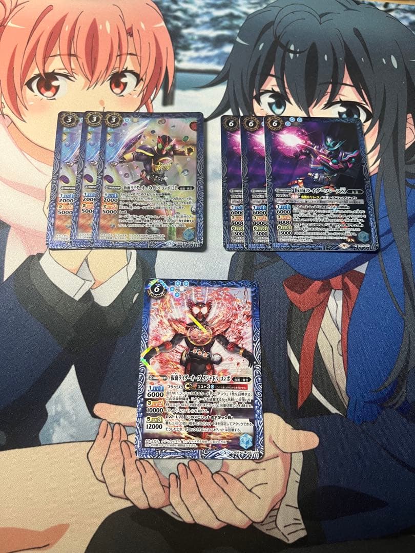 仮面ライダーオーズ　デッキパーツ　スリーブ付き
