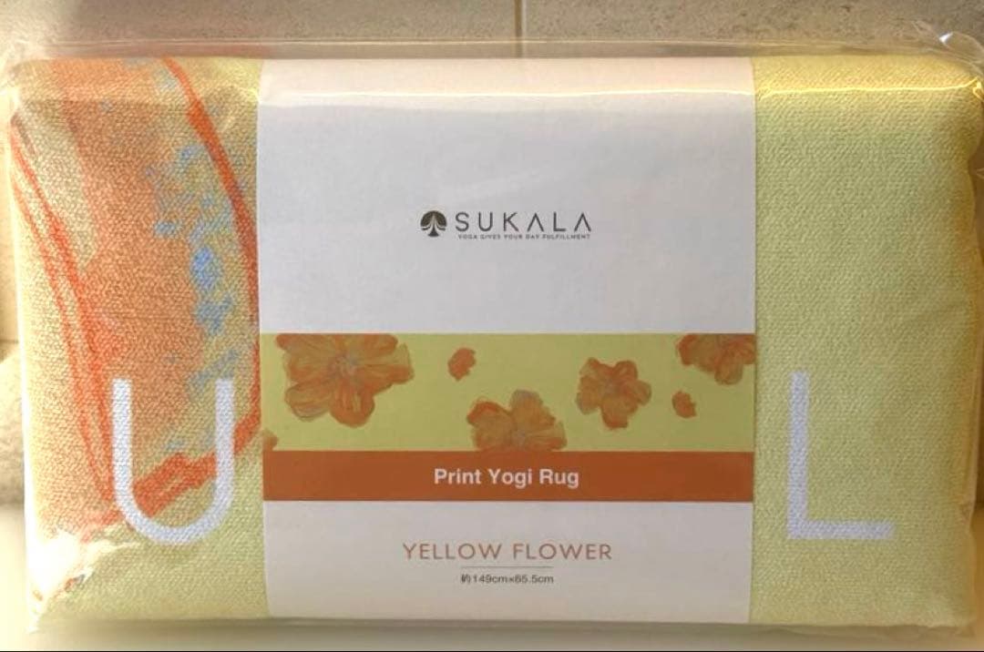 ❤︎ SUKALAヨギラグlavaイエローフラワー【新品未開封、送料込、即購入可】
