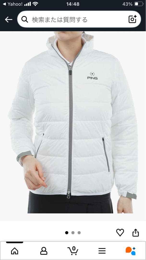 【新品】PING レディースジャケット ホワイト