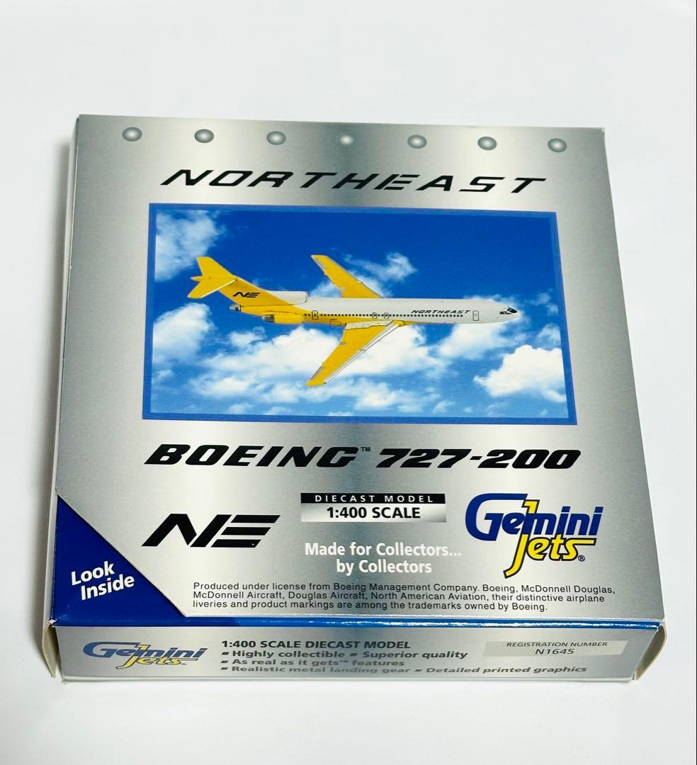 航空機・ヘリコプター Gemini 1/400 B727-200 Northeast Airlines