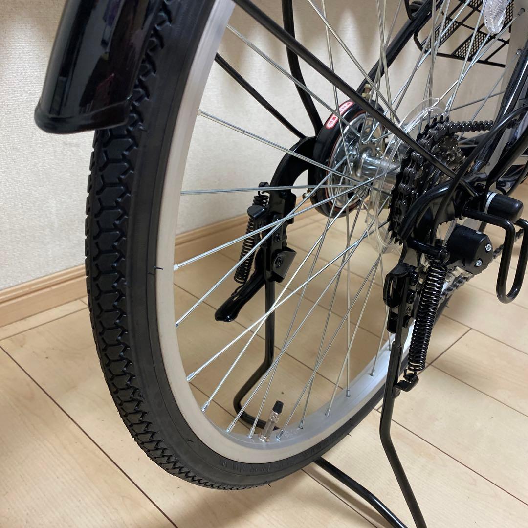 新品　自転車本体　オールブラック　（沖縄限定）