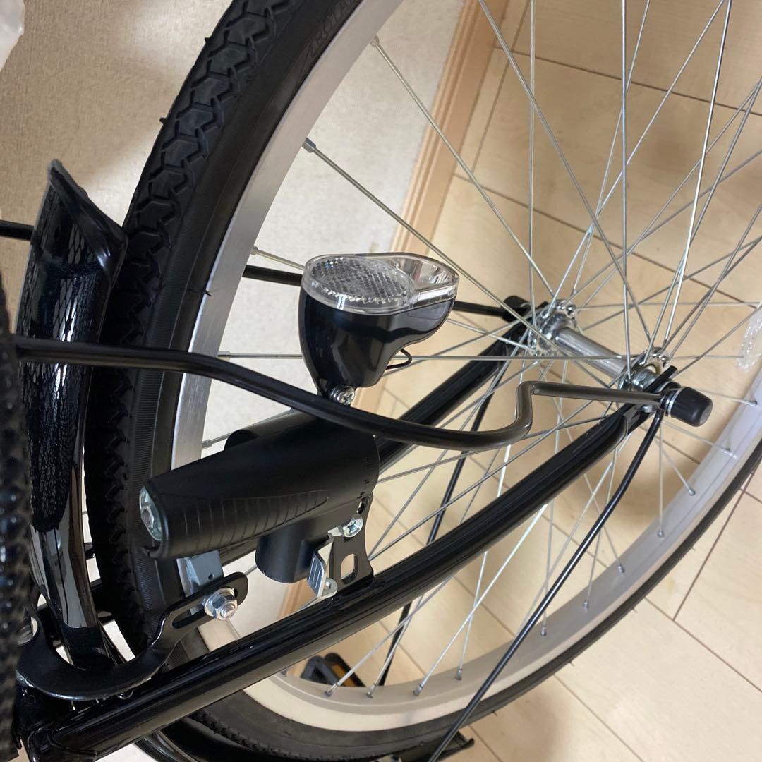 新品　自転車本体　オールブラック　（沖縄限定）
