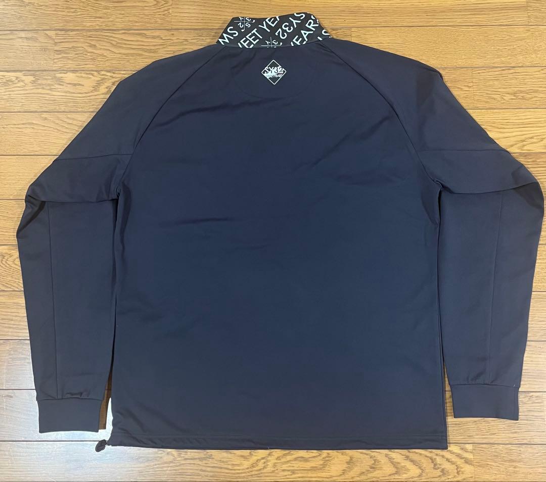新品 SY32 GOLF NECK GRAPHIC HALF-ZIP MOCK