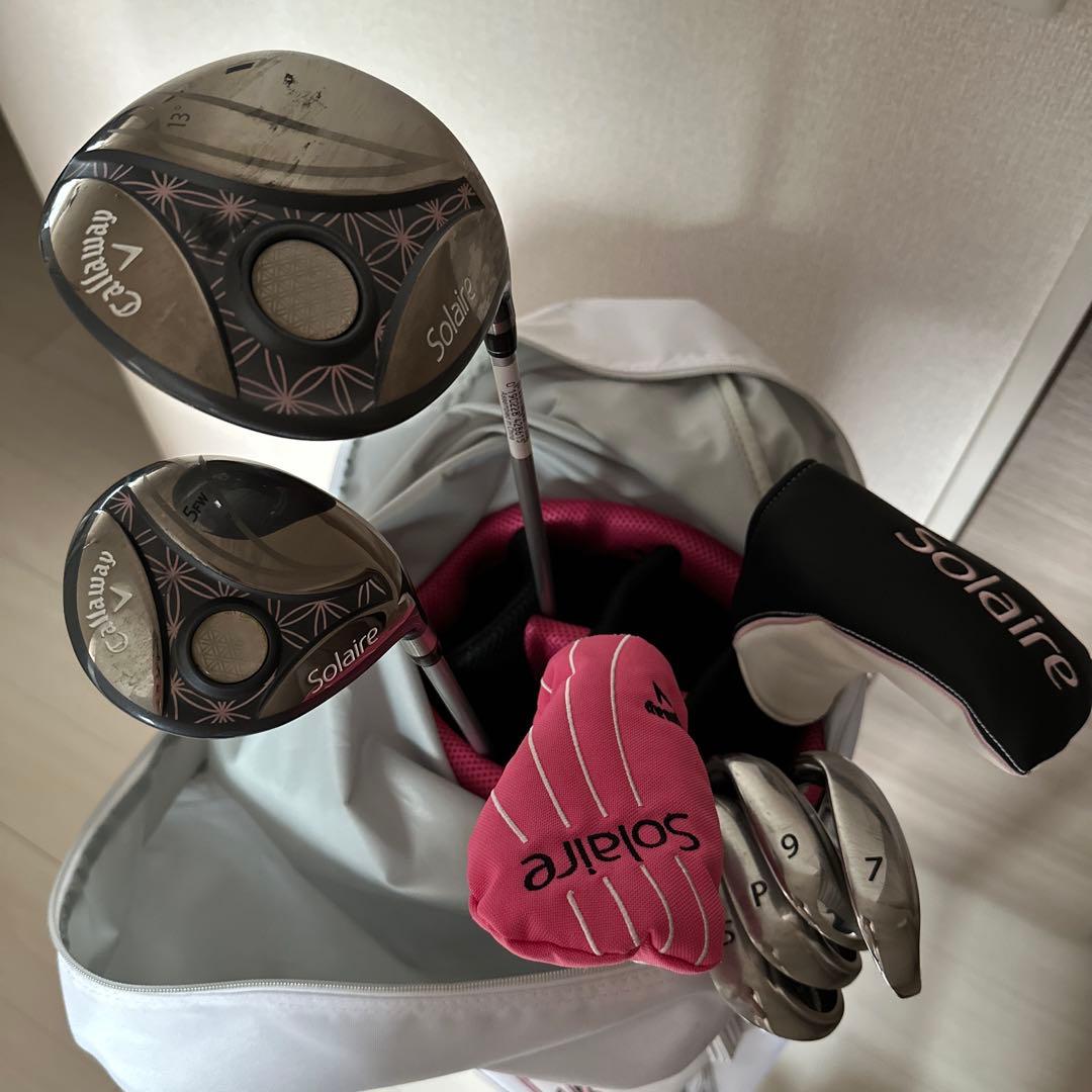 Callaway Solaire キャディバッグ　クラブセット