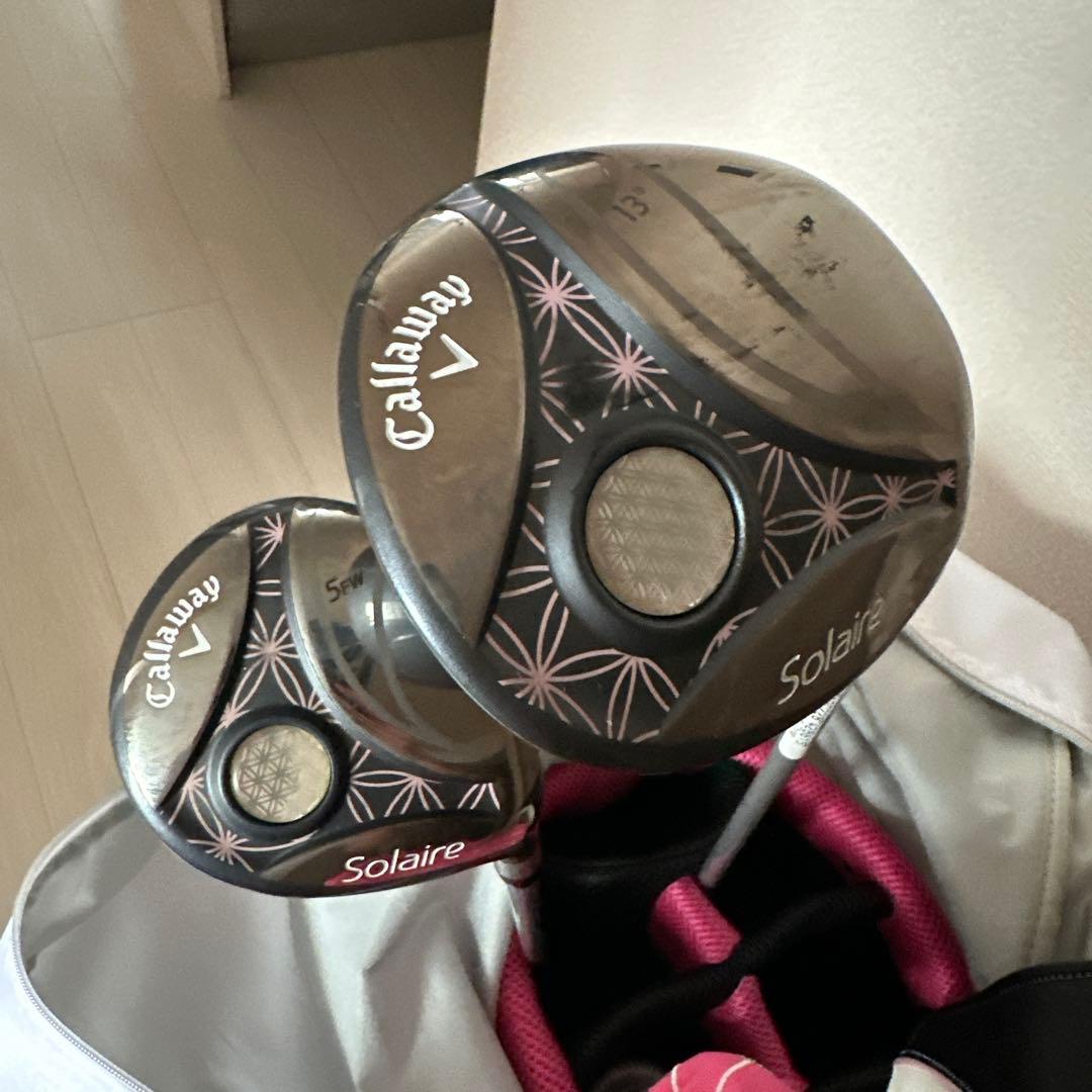 Callaway Solaire キャディバッグ　クラブセット