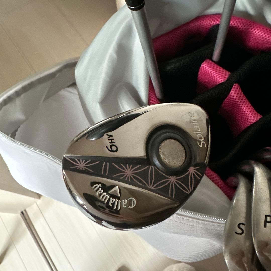 Callaway Solaire キャディバッグ　クラブセット