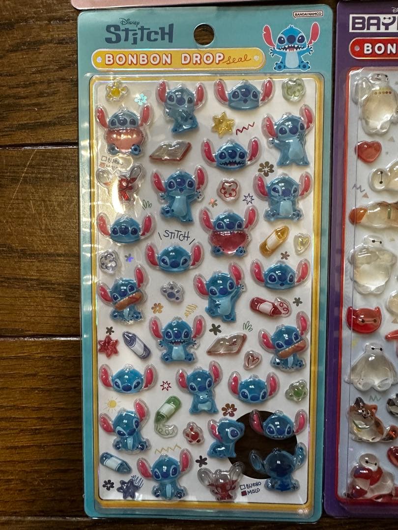 正規品　ボンボンドロップシール　ディズニー　6種