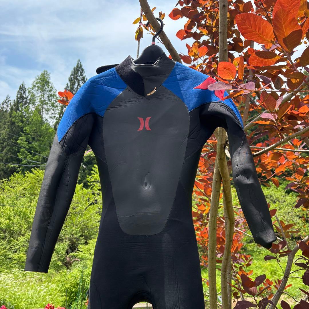 Hurley フルスーツ ブラック/ブルー　サーフィン、sup.ダイビング