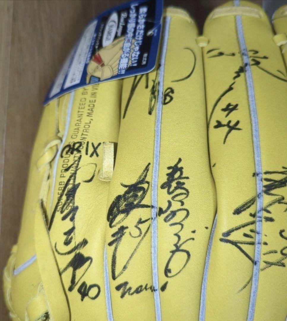 近鉄バファローズ　中村紀洋選手、他選手のサイン入りグローブ　MIZUNO