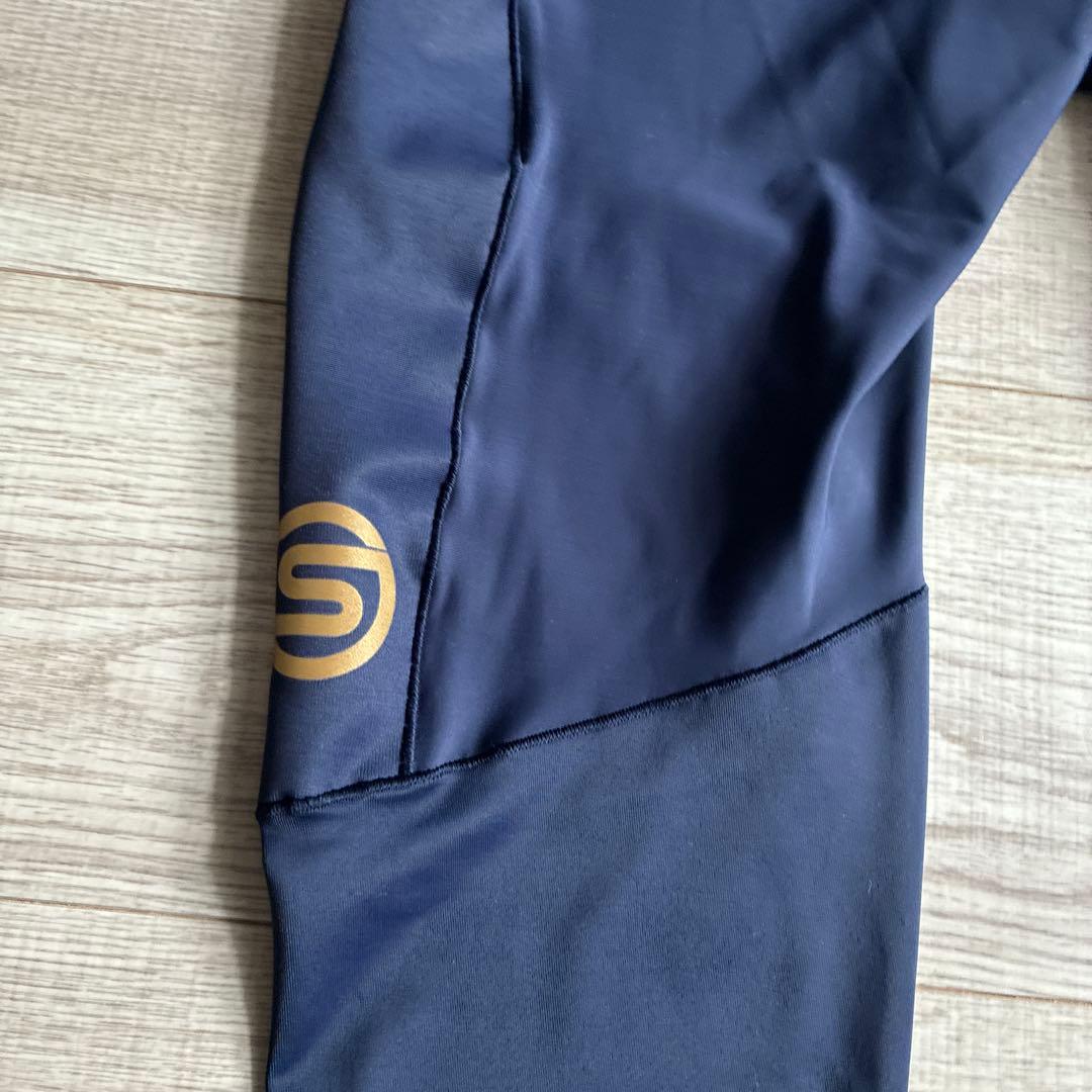 未使用 Skins series 5 ロングタイツ XXL ネイビー