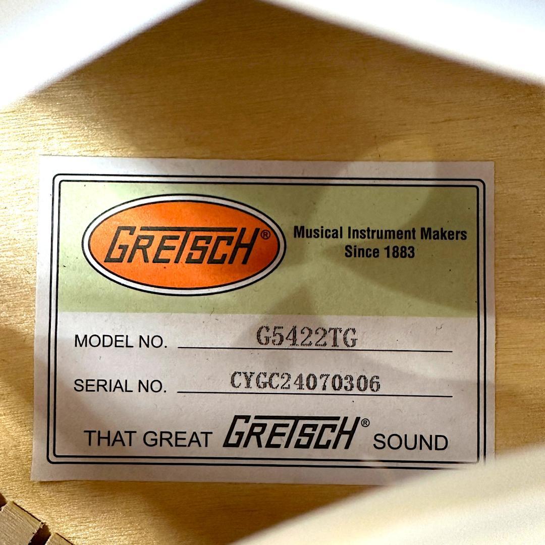 Gretsch G5422TG crest White フルアコ