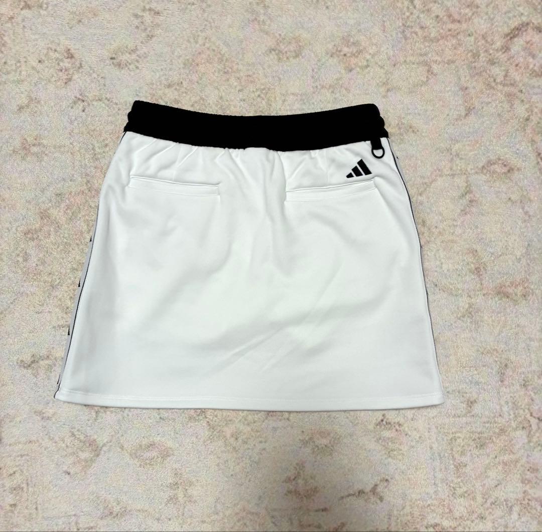 新品 L アディダス ゴルフ 春 暖フリーススカート ポロシャツ セットアップ