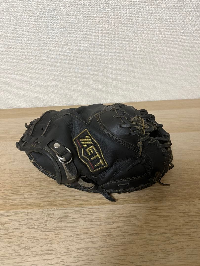 ZETT プロステイタス　硬式用　キャッチャーミット　袋ケース付き