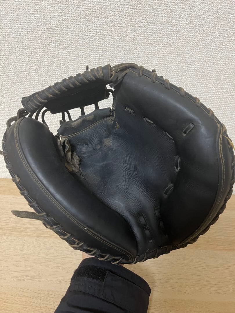 ZETT プロステイタス　硬式用　キャッチャーミット　袋ケース付き