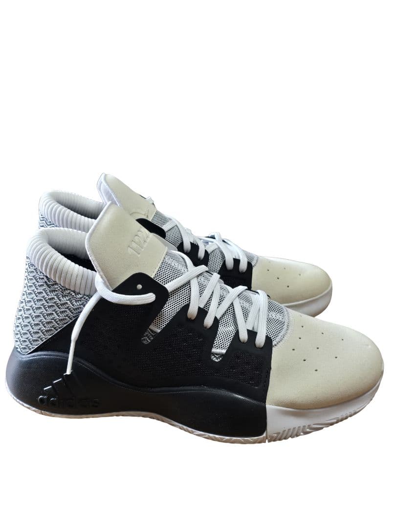 adidas バスケットボールシューズ 11222 ホワイト/ブラック