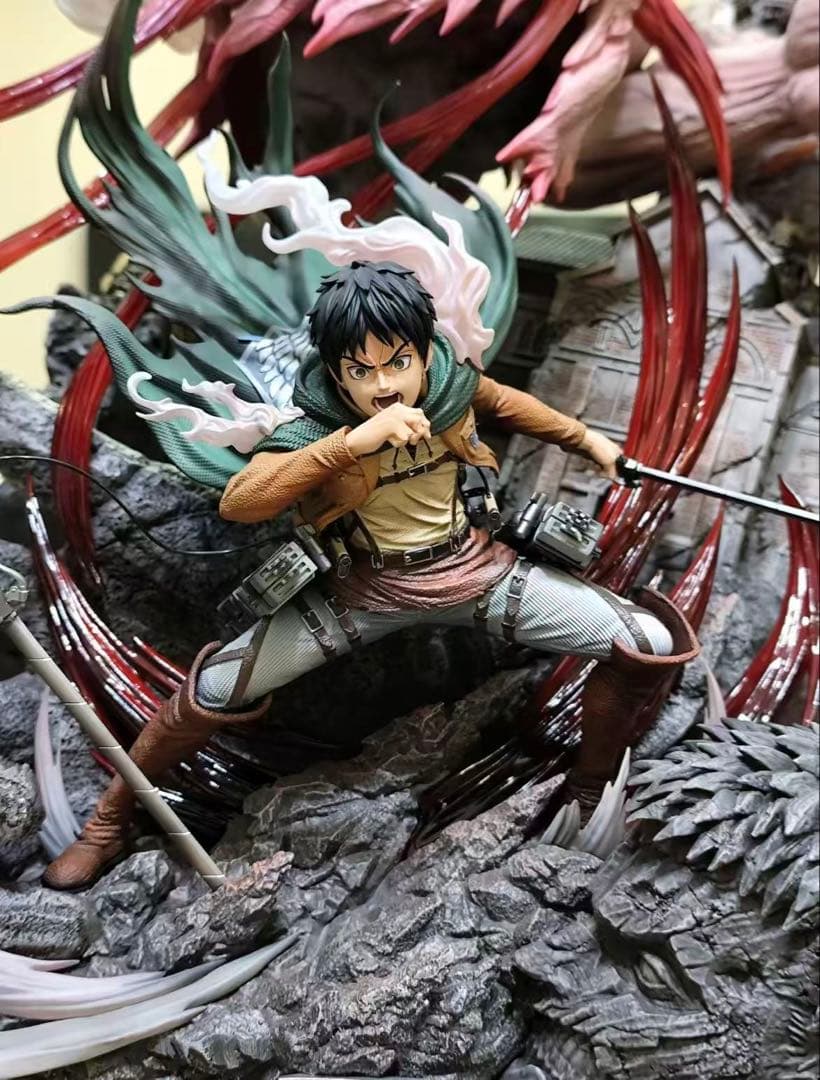 進撃の巨人 ⑨ エレン·イェーガー ガレージキット ガレキ スタチュー