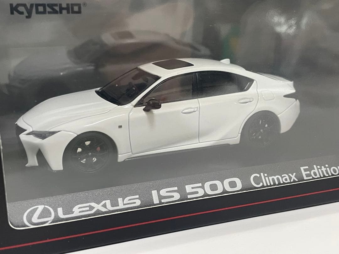 京商 1/43 レクサス IS500 Fスポーツ クライマックスエディション 白