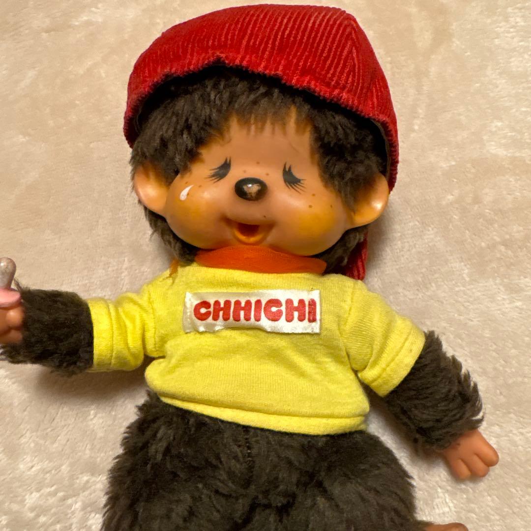 モンチッチ ぬいぐるみ 約25cm 当時物 昭和レトロ 泣き顔 希少レア