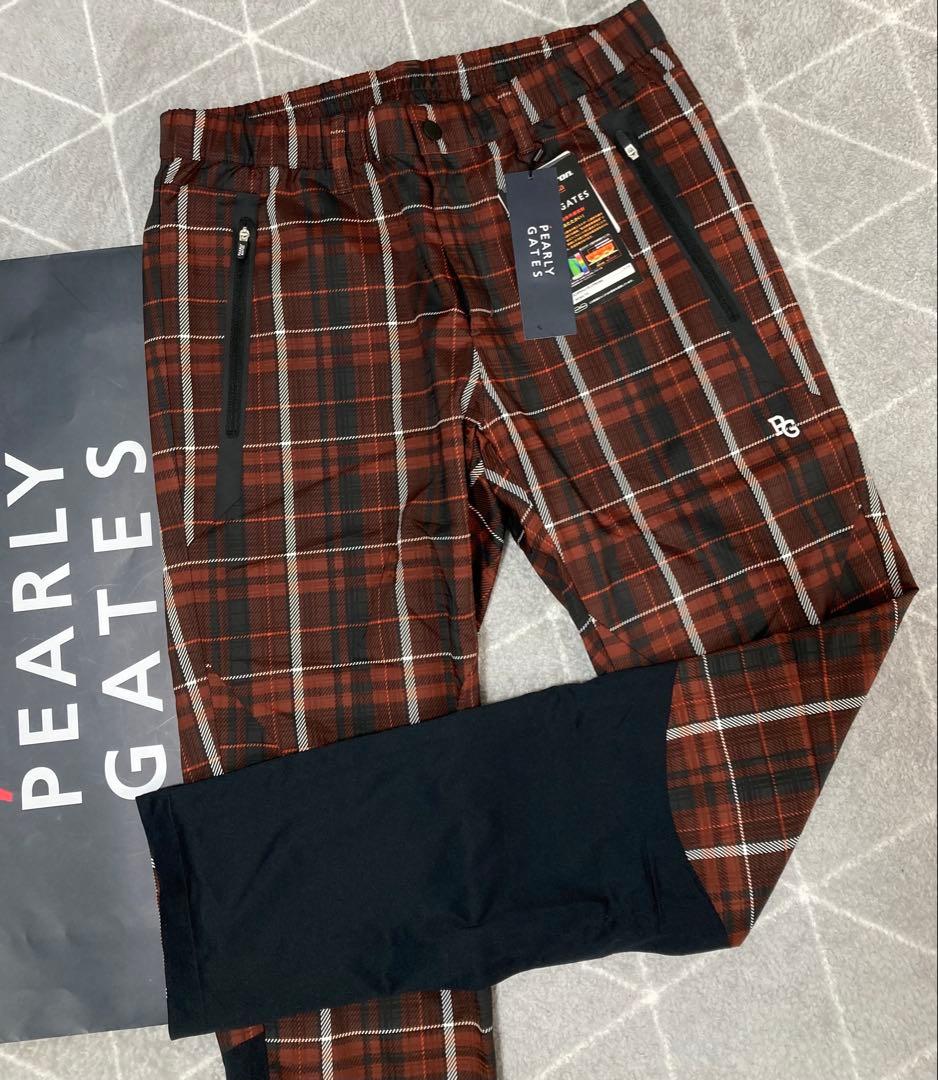 新品 パーリーゲイツ タフレックスサーモトロンラジポカ パンツ(5)サイズL/茶