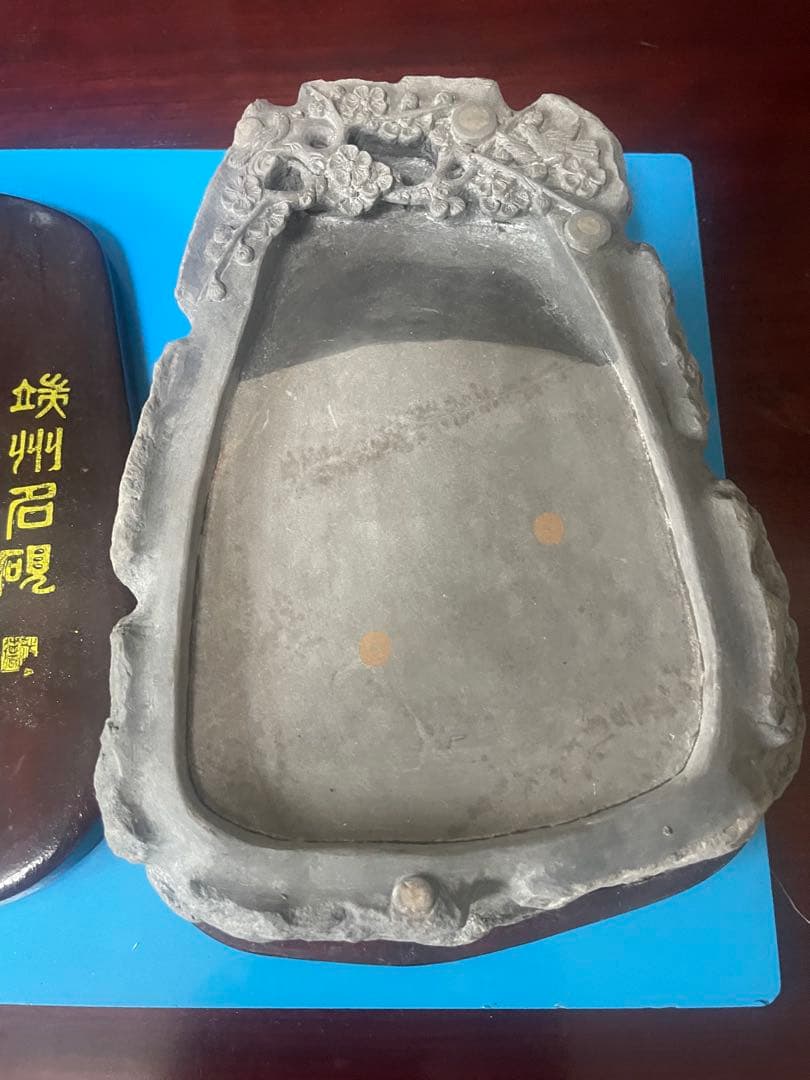 中国美術品　端渓硯 硯 書道用具 木箱付き